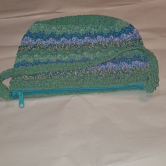 Cappelli Straworld Multicolor Should Crossbody Bag 13" x 9.5" Beautiful Stripes - Picture 6 of 13